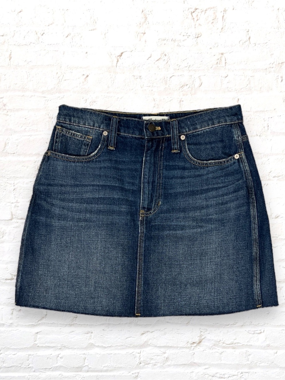 Madewell Dark Blue Denim Mini Skirt 31